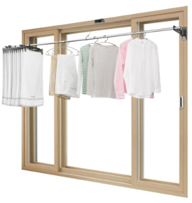 웰렉스 창틀와이어행거 빨래건조대 CTY 이불빨래건조대, 1개