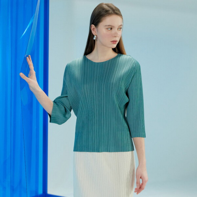 [플리츠미] 로맨틱 블라우스_HPBLM123002