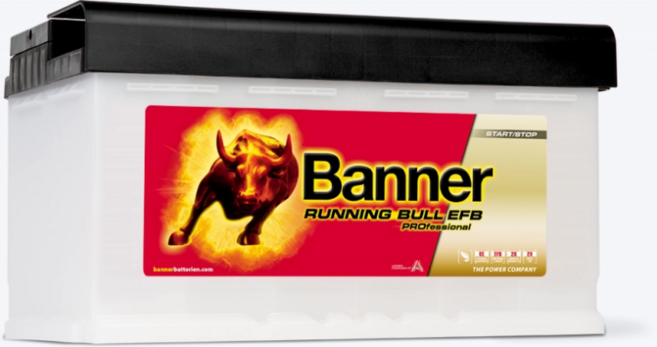 Banner RUNNING BULL EFB PROFESSIONAL 汽車電瓶 (START/STOP), 1個