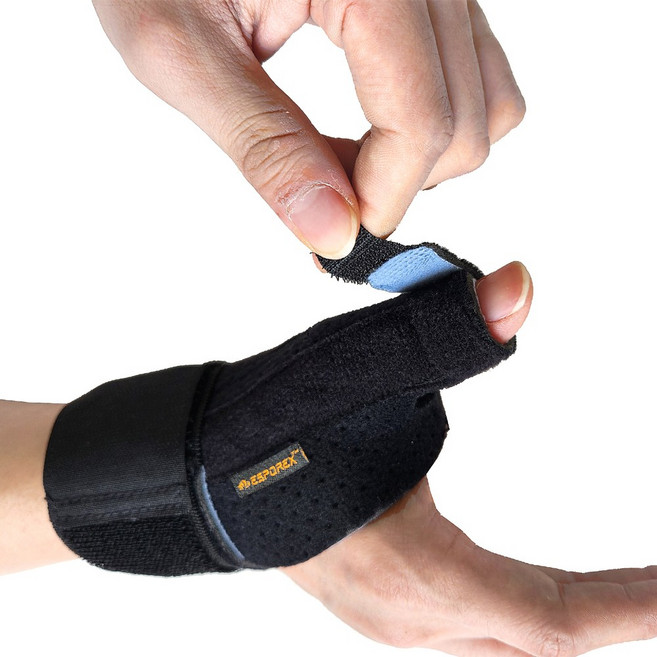 ESPOREX 손목보호대 아대 밴드 팔목 엄지손가락 보호대, 손목보호대 1개, 1개
