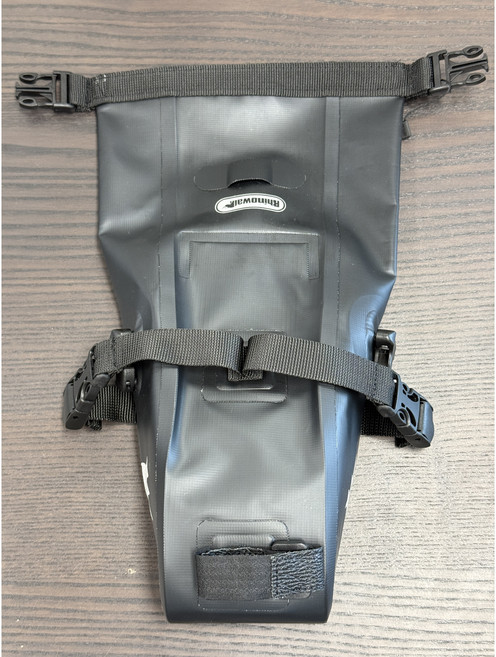 라이노워크 완전 방수 자전거 안장 가방 1.5L [TF550], 1개, 블랙