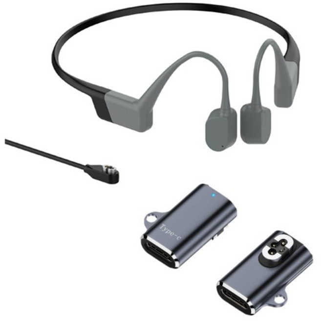 와이케이몰 샥즈 오픈스윔 S710 전용 충전 USB 케이블 3종 휴대용 충전기 골전도 블루투스 용, C 타입 잭