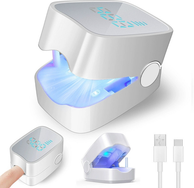 문제성 발톱 곰팡이 관리기 손발톱 홈케어 간편 사용, 2개, 화이트