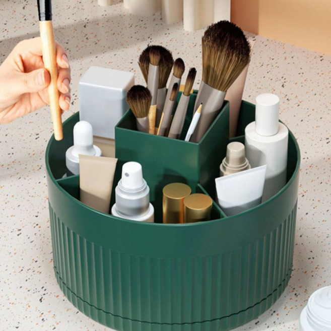 키밍 화장품 립스틱 정리함 보관함 수납함 메이크업, 그린, 1개