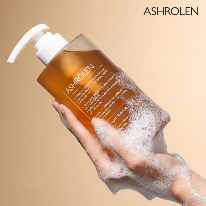 애쉬로렌 맥주효모 샴푸, 500ml, 1개