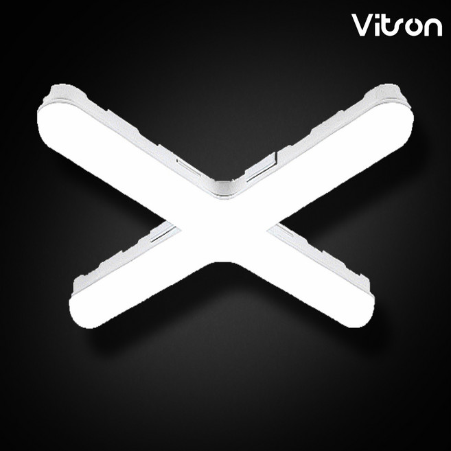 비츠온 LED 십자등 60W 1년 무상 교환 KC인증제품, 1개, 주광색