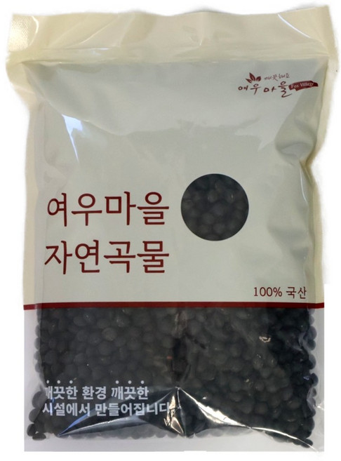 여우마을 자연곡물 청자5호 국산서리태 햇콩, 1kg, 10개