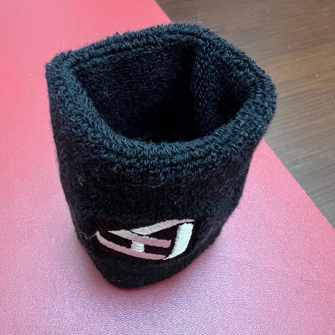 【含稅開發票】老闆自己用這個 台灣發貨 JMGPRO 擊破 運動 護腕 同知名品牌代工廠 吸汗 羽毛球 球類 保護 手腕, 黑色(短款) 8cm, 1個