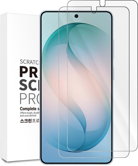 BULKON 갤럭시 S26 플러스 울트라 두꺼운 PET 국산 아머핏 액정보호필름 지문인식 풀점착 필름, 2개