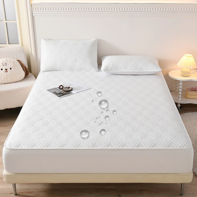 슈퍼싱글 매트리스커버 방수 통기성 침대보호대 30cm높은측면 미끄럼방지