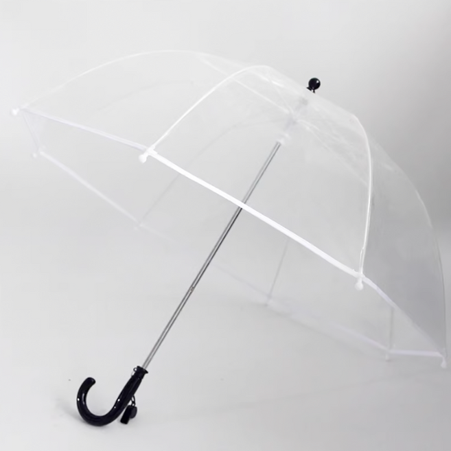 제이엠리빙 어린이우산 스마일 투명 우주선 자동우산 귀여운 장우산 캐릭터 예쁜우산 아동용 키즈