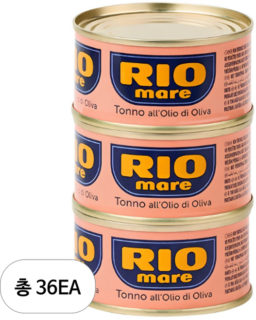 리오마레 올리브 오일 참치, 80g, 36개