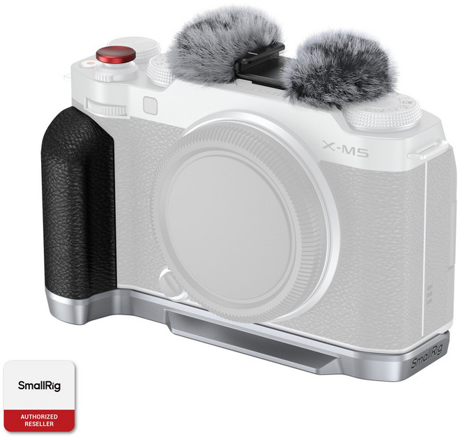 스몰리그 FUJIFILM X-M5용 실리콘 핸들 L자형 마운트 플레이트 4875, 1개, SR4875