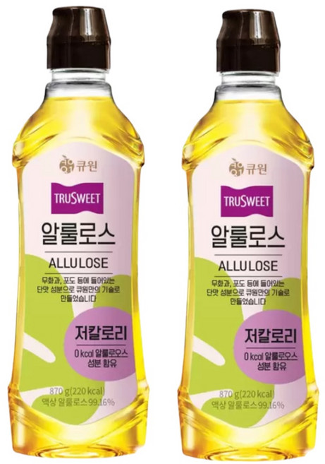 큐원 트루스위트 알룰로스, 870g, 2개