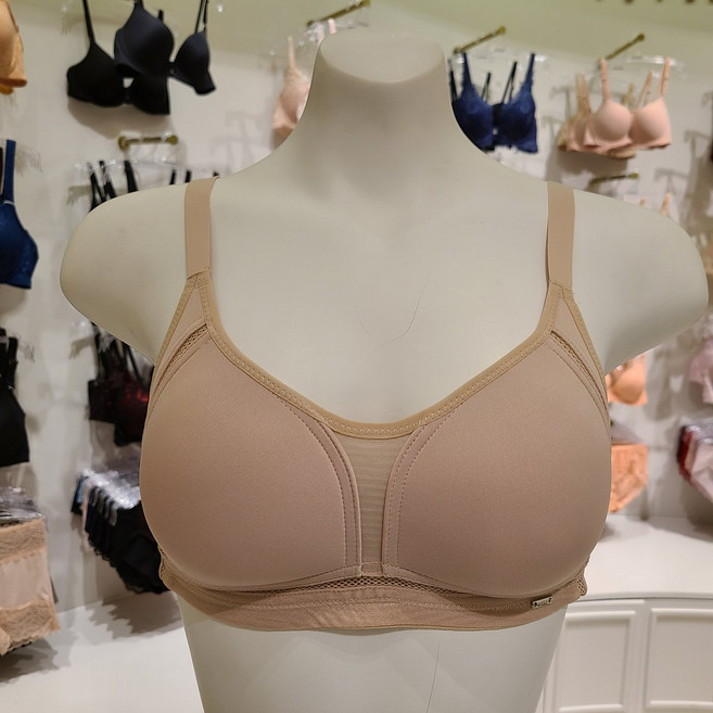 비비안 vs 편안한 속옷 노와이어 기능성 스포츠 브라BR387A 부드러운 여자 여성