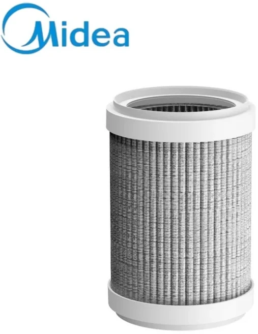 음이온 기술이 적용된 Midea 휴대용 데스크탑 공기 청정기 HEPA 필터는 포름알데히드 냄새 연기 먼지 입자, 02 Only Filter Element