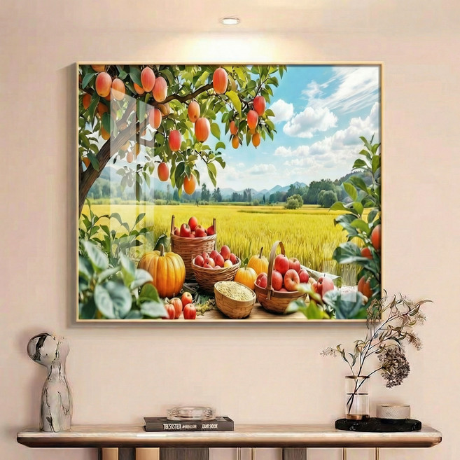 재물 풍수 모으는 안풍년 사과그림 풍수 집들이 개장의 선물 인테리어 그림, 대박 사과 1