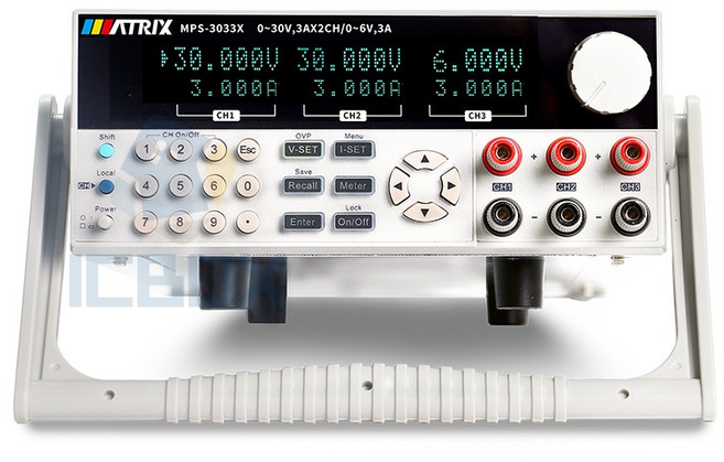 ICBOX 麥創Matrix可编程三路直流電源供應器 LED顯示 MPS-3033X