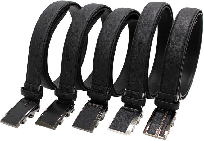 [국내제작] ELLE PLANETE 소가죽 신사 정장 자동 사피아노 벨트 30mm