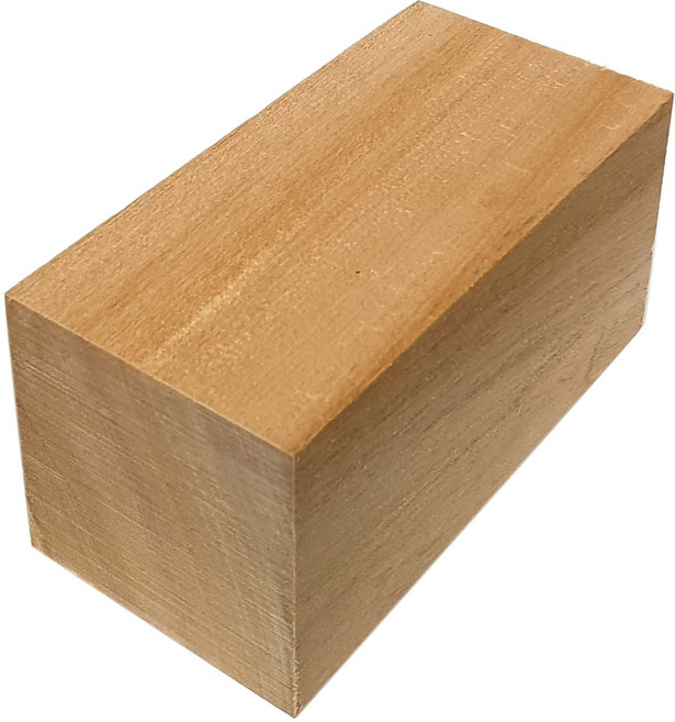 조각용피나무 4번 사이즈 5x5x10cm/ 9종 사이즈 1~9번 목공예용 목판화 원목재료 우드카빙 미술준비물 화방용품 학생 초보자 전문가용