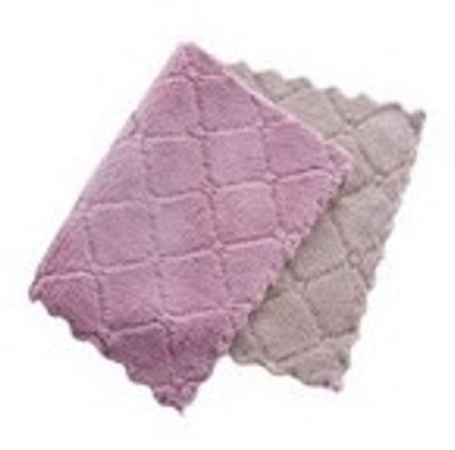 不沾油抹布 超吸水抹布 廚房清潔布, 1個, 一條(顏色隨機)