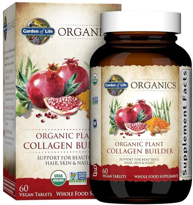 가든오브라이프 마이킨드 오가닉 오가닉 플랜트 콜라겐 빌더 60베지 타블렛, 60정, 1개 - 쿠팡