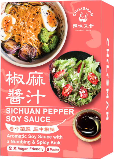 CHILISMAN 辣味豆哥 椒麻醬汁 (6入) 拌麵醬 涼拌醬汁 全素