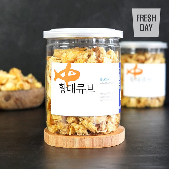 대관령 눈마을 자연건조 순살 황태큐브, 5개, 100g