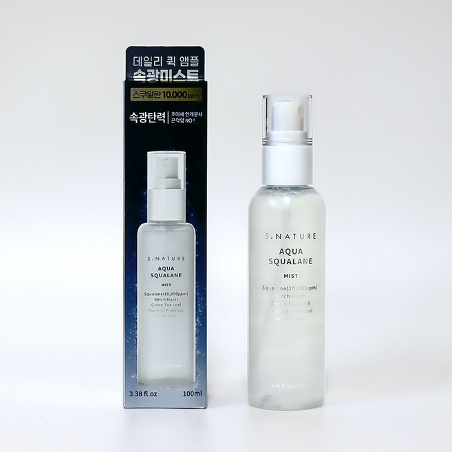 에스네이처 아쿠아 스쿠알란 미스트, 100ml, 1개