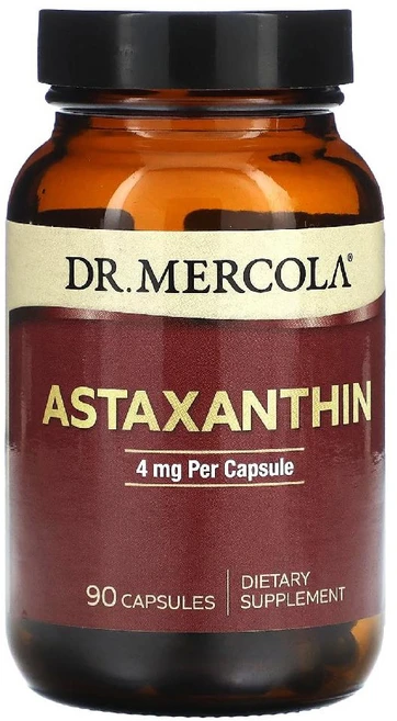 Dr. Mercola 아스타잔틴 4mg 캡슐 90정 Mercola (닥터 머콜라), 1개 - 쿠팡