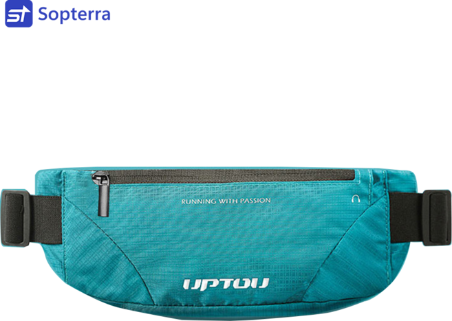 Sopterra 초경량 방수 러닝 벨트 스포츠 힙색 남녀공용, 블루, 1개