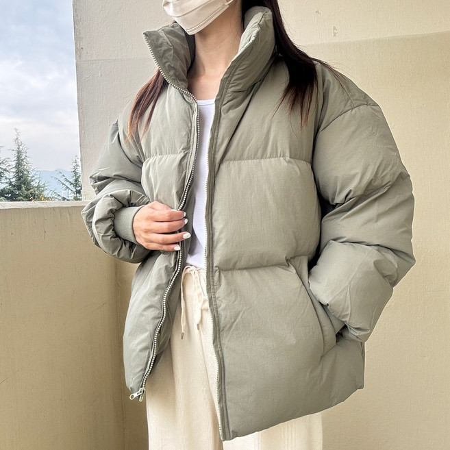 하이넥 덕다운 빵빵 오리털 패딩