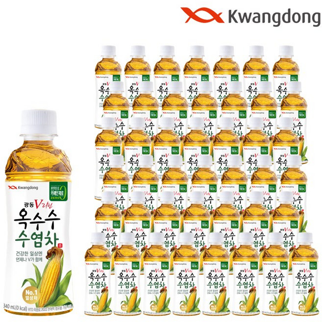 옥수수수염차, 340ml, 44개