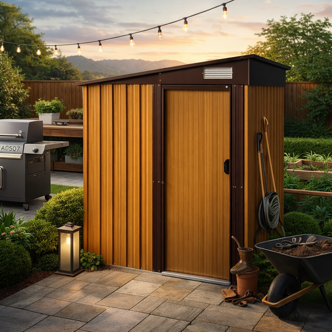 아우토라 조립식창고 스틸이동식창고 간이 하우스 야외 농막, 03. 조립식창고 YA0507