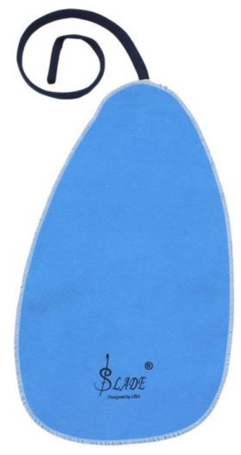 오보에 알토 테너 플루트 클라리넷 소프라노 색소폰 용 인공 가짜 스웨이드 청소 천 부품 액세서리, 01 blue, 한개옵션2