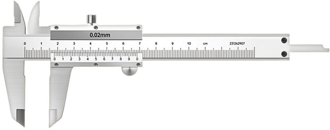 Vernier Caliper 0-100mm 스테인리스 소형 학생 캘리퍼 마이크로 미터 높은 정확도 두께 측정 도구, 1개
