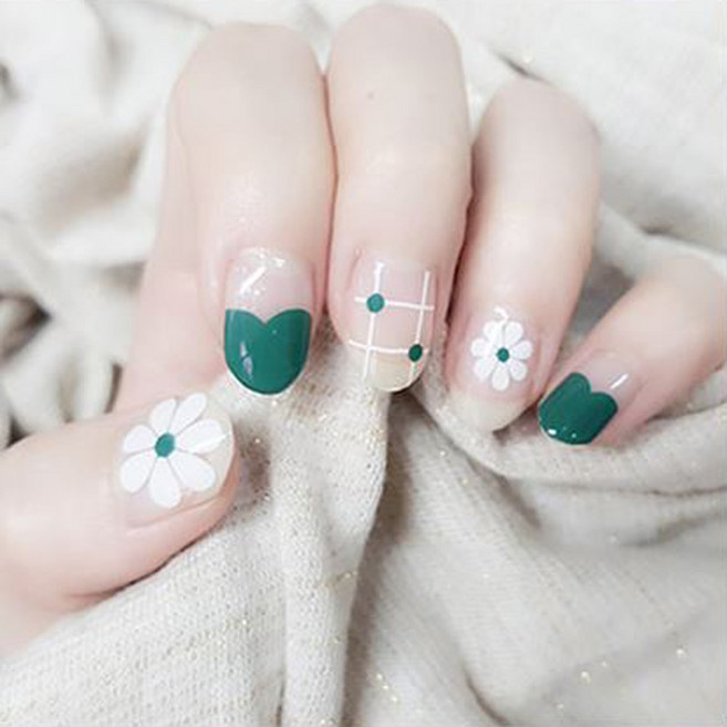 민스리빙 젤 네일스티커 붙이는 네일패치 페디 큐어 DA, 1개, DA027