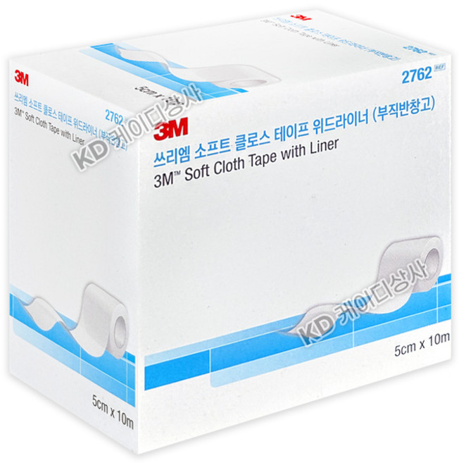 3M 부드러운 천반창고 5cm(픽싱롤 2762), 1개입, 3개