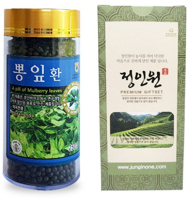 뽕잎환 약국판매제품 국내제조 haccp인증업체 국내산뽕잎 제조사직접판매제품, 250g, 1개