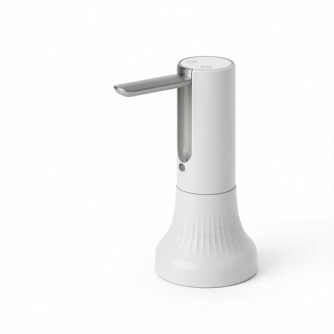 迷你電動抽水器 桶裝水飲水機, 228白觸屏摺疊 桶桌兩用, 1個, 228ml