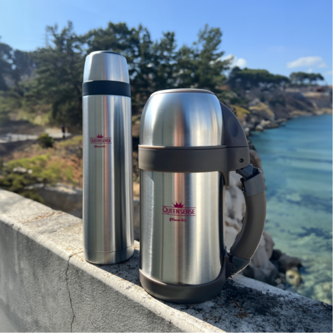 퀸센스 보온보냉병 슬림핏 물병 물통 보틀 텀블러 등산, 에리카 진공보온병 (700ml), 1개