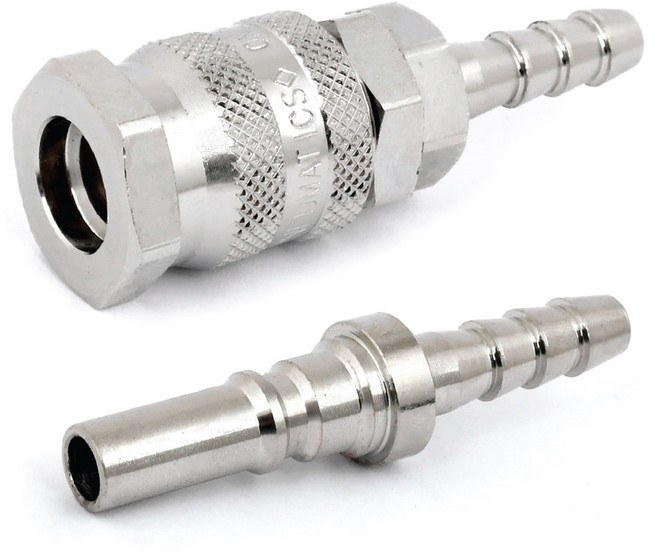 한국형 신형 에어카플러 HSH20 + HPH20 세트 내경8mm 호스용 고압호스용 콤프레샤부속, 1세트