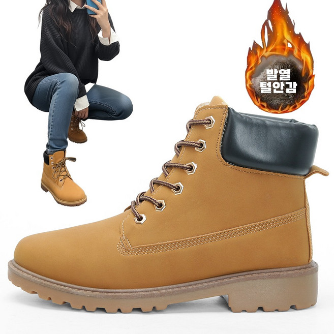 스토리원 남녀공용 레이스업 6인치 클래식 워커 부츠 SH-CBT-G03