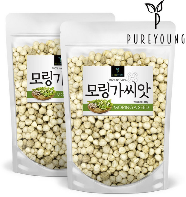 퓨어영 모링가 씨앗 300g, 2개