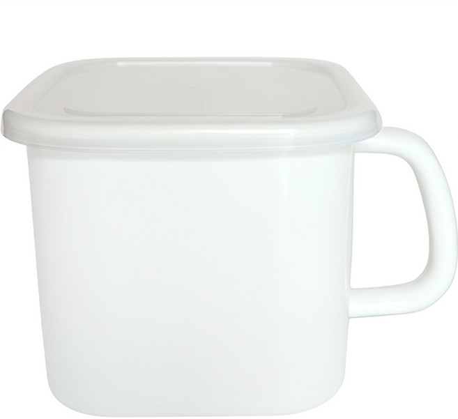 하코야 법랑 사각 핸디 포트 냄비 1.4L, 135mm, 1개