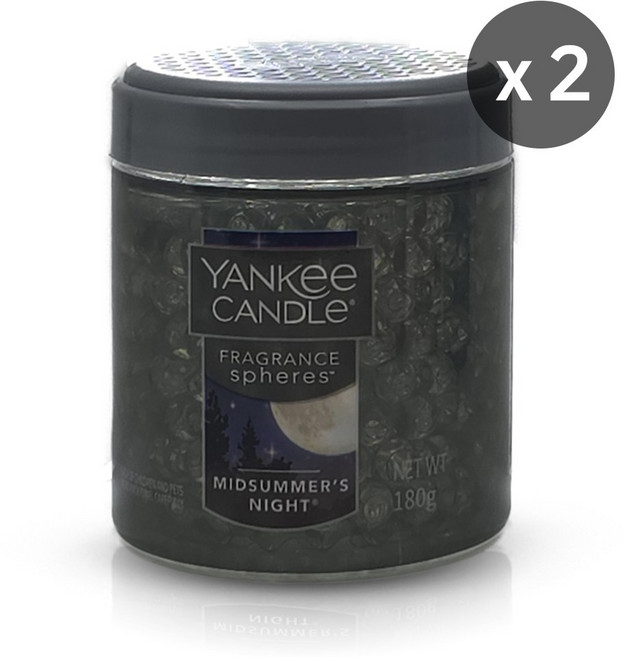 양키캔들 프래그런스 스피어스 차량용방향제, 2개, 0. 미드썸머나잇