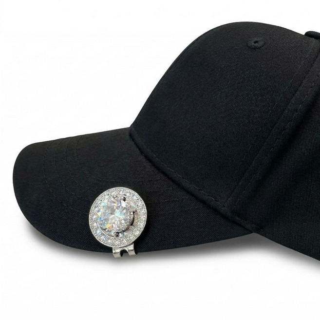 타겟골프 프리미엄 탄생석 골프 볼마커 자석 클립 마커세트, 1개, 6월 진주