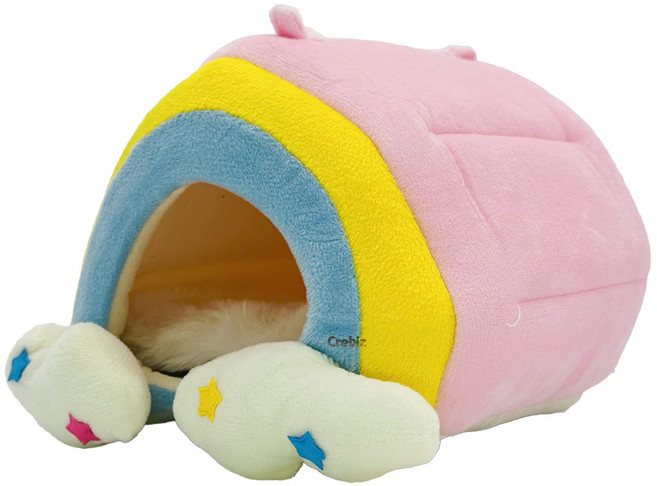 모란 앵무새 포치 침대 은신처 구름, 핑크, 1개