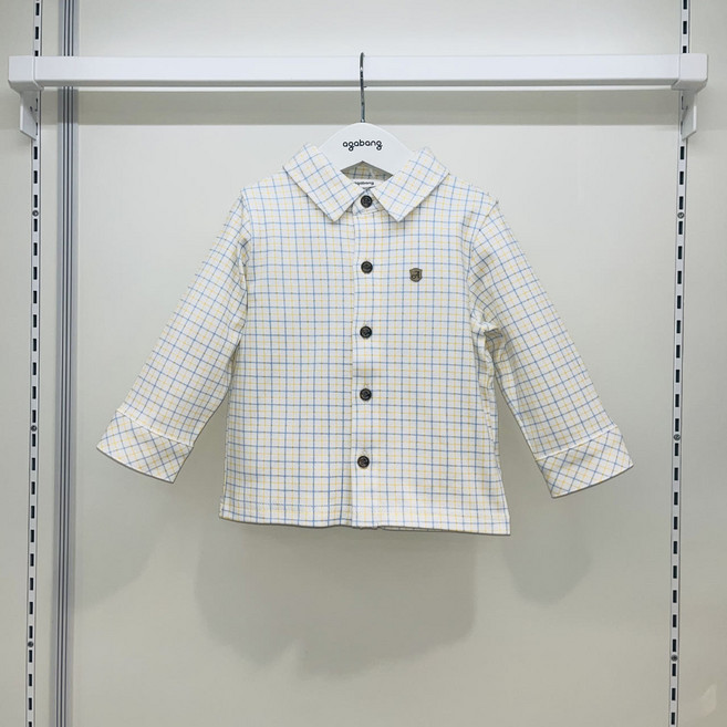 아가방(야탑점) 40%할인 부드러운 원단에 편안한 봄 체크 셔츠입니다~~