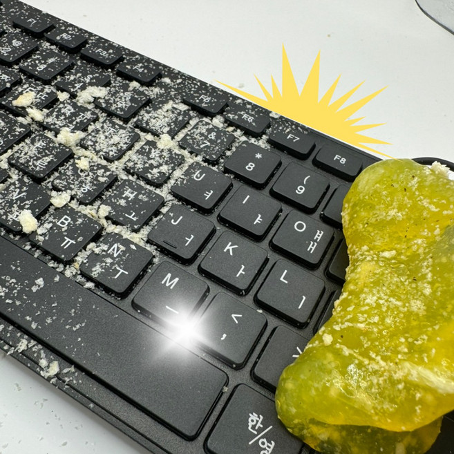 포더원 먼지청소용 매직젤 클리너 키보드 자동차 틈새 슬라임, 5개